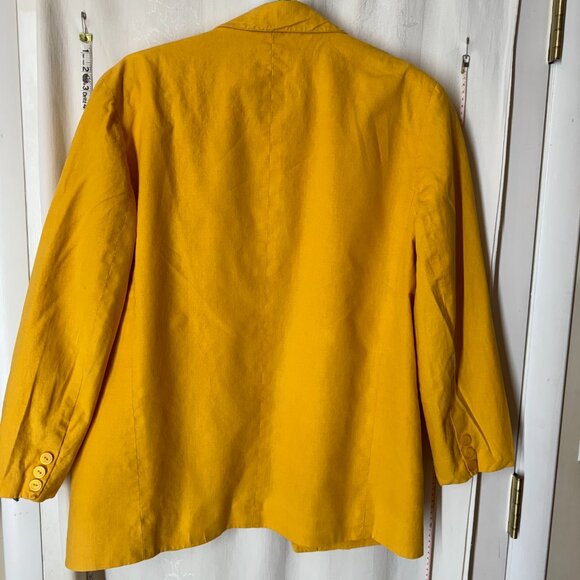 Vintage Adam Douglass Yellow Blazer - Picture 3 of 6